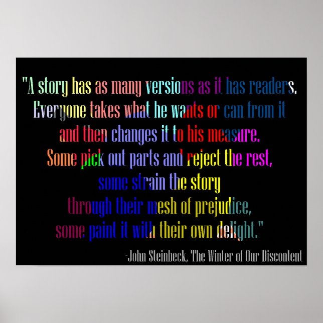 Póster Muitas versões (Frente)