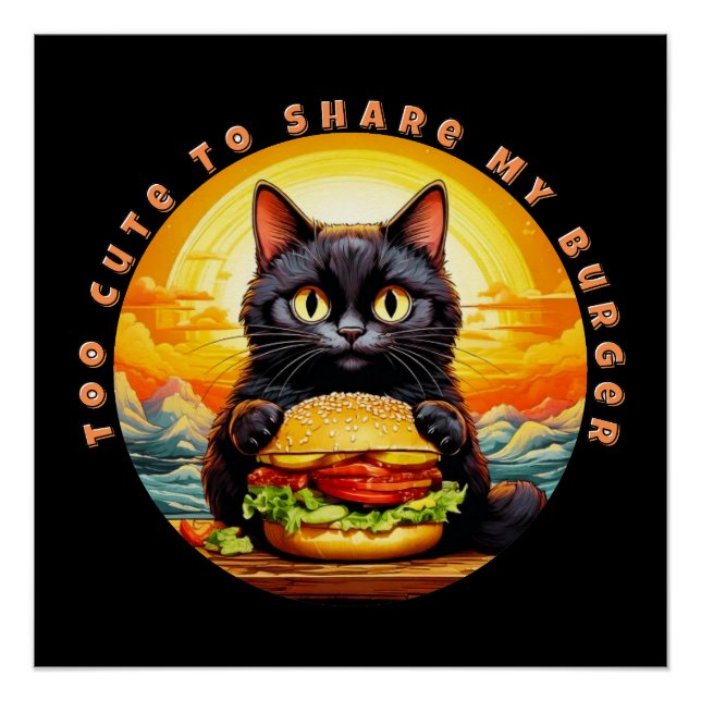 Póster Muito bonito para compartilhar minha arte de queim (Frente)