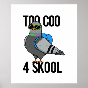 Poster Muito Coo 4 Lã Lã Legal Pigeon Pun