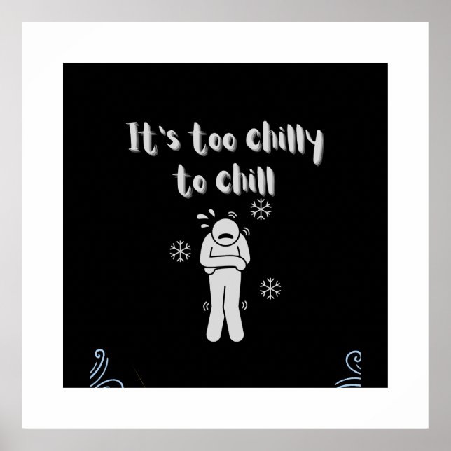 Poster Muito frio (Frente)