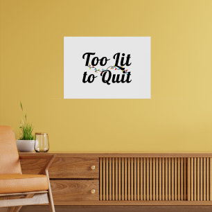 Poster Muito Leve para Sair, Design das Luzes de Natal, P