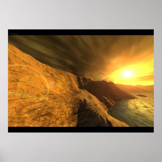 Póster Muito longe... (Frente)