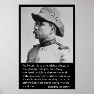 Poster Muito melhor é ousar coisas poderosas.