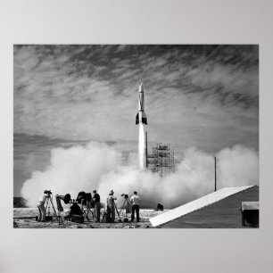 Póster Muito o primeiro lançamento de Rocket em Cabo