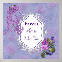 Poster Muito peri Aquarela,Rosas,Tulipas