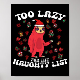 Poster Muito Preguiçoso Para a Lista Travessa, Camisa Div