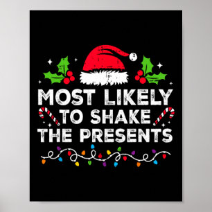 Poster Muito Provável De Sacudir O Natal Da Família Prese