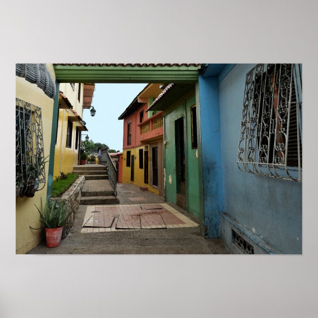 Poster Muitocor Beco Guayaquil (Frente)