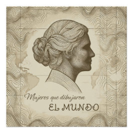 Póster Mujeres que dibujaron el mundo