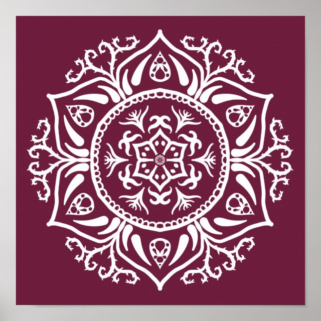 Poster Mulberry Mandala (Frente)