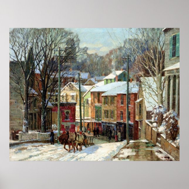 Póster Mulhaupt - Inverno em Gloucester (Frente)