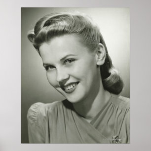 Póster Mulher 2 de sorriso