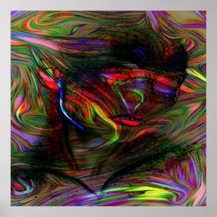 Póster Mulher abstrata dois