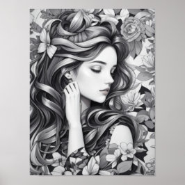 Poster Mulher Adormecida