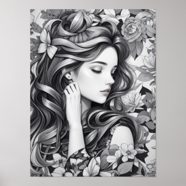 Poster Mulher Adormecida (Frente)