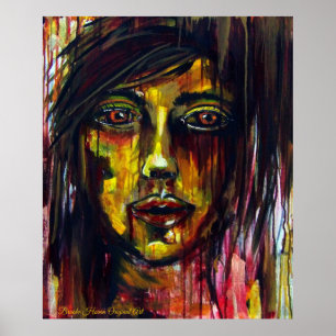 Poster Mulher Amarela