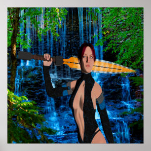 Póster Mulher amazônica