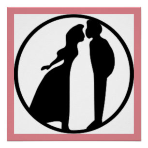 PÓSTER MULHER BEIJANDO MAN