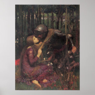 Póster Mulher bonita sem compaixão - Waterhouse de John