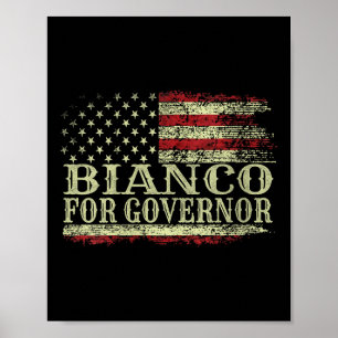 Poster Mulher Chade Bianco Para O Governador Bianco Para