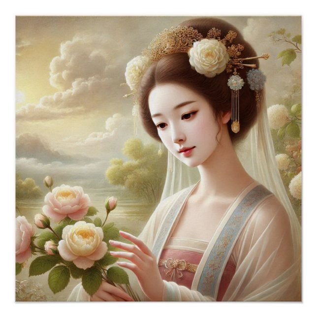 Póster mulher chinesa (Frente)