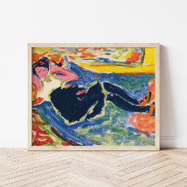 Poster Mulher com Black Stockings | Ernst Ludwig Kirchner