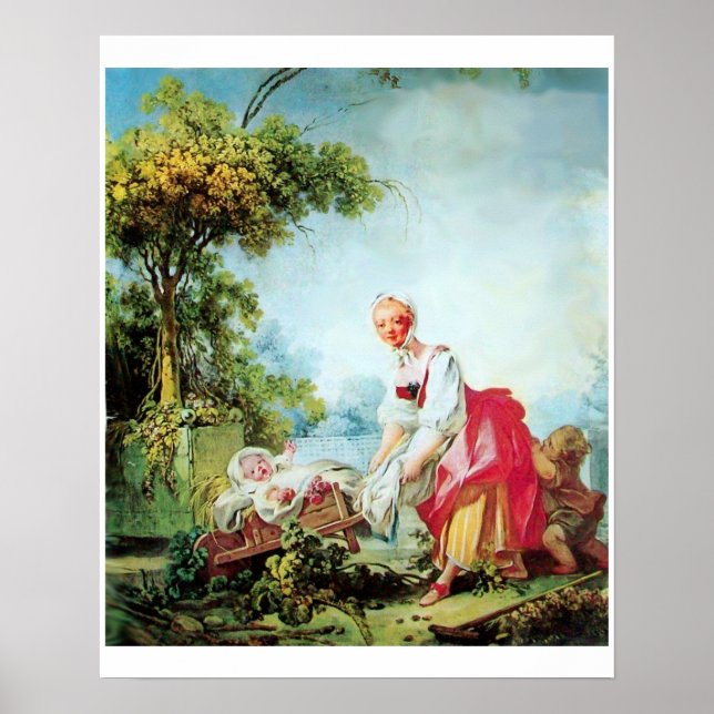 PÓSTER MULHER COM DOIS FILHOS (Frente)