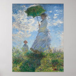 Poster Mulher com Guarda-Sol