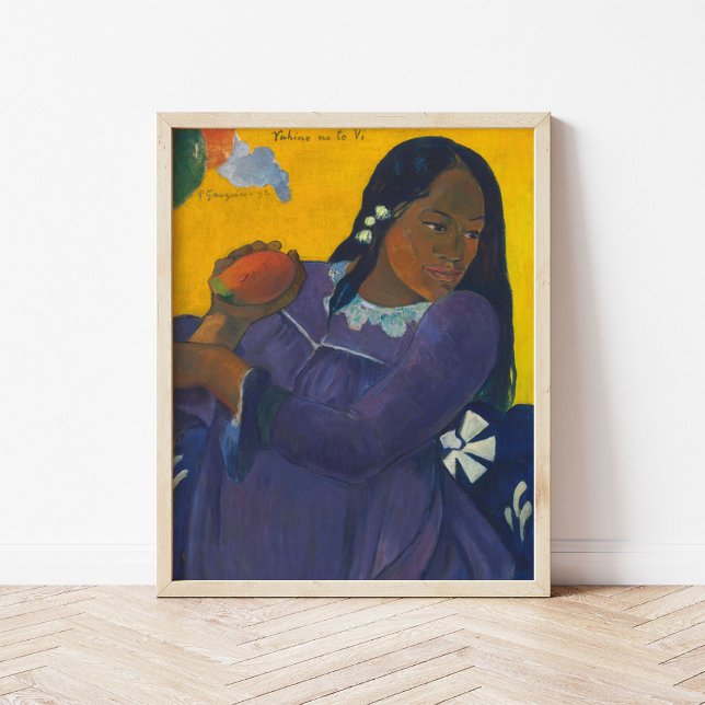 Poster Mulher com Mango | Paul Gauguin (Criador carregado)