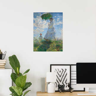 Poster Mulher com um Guarda-Sol de Claude Monet