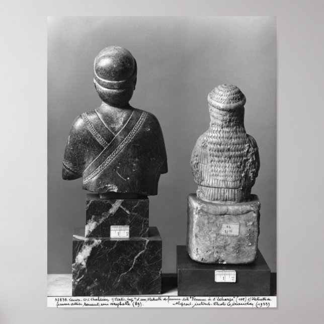 Póster Mulher com xale (Frente)