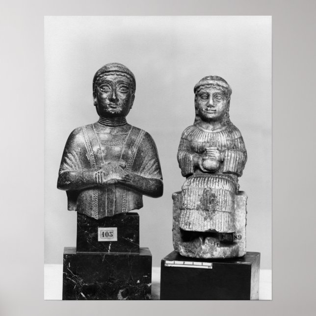 Poster Mulher com xale (Frente)