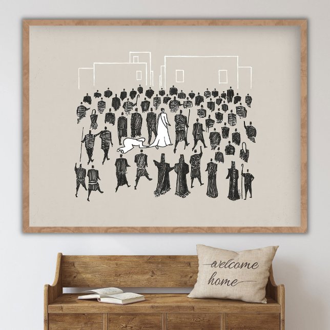 Poster Mulher Curada, Franja da Vestimenta de Jesus, Orla (Criador carregado)