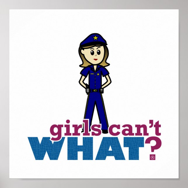 Poster Mulher da Polícia (Frente)