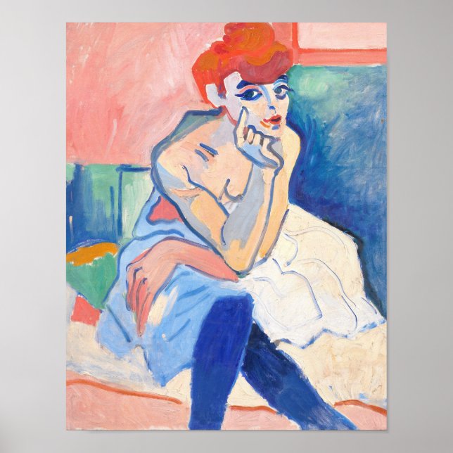 Poster Mulher De Camisa por Andre Derain   (Frente)