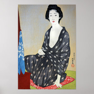 Póster Mulher de Goyo no vestuário do verão