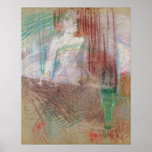 Póster Mulher de Henri de Toulouse-Lautrec que está