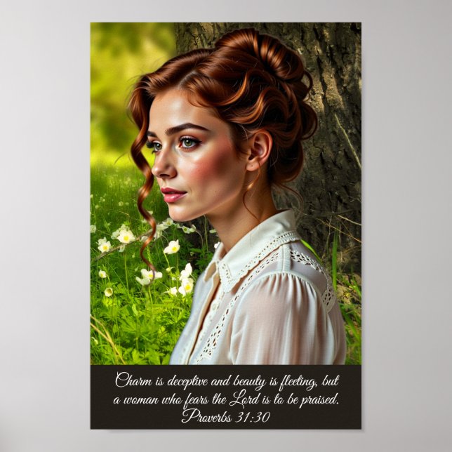 Poster Mulher de Provérbios 31 (Frente)