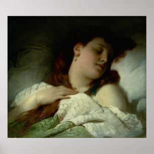 Póster Mulher de sono