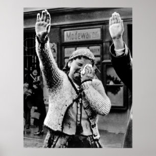 Póster Mulher de Sudetenland que Weeping da invasão do