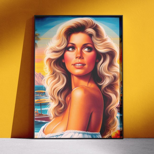 Poster Mulher de Verão dos Anos 80 (Criador carregado)