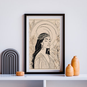 Poster Mulher Deusa Feminina