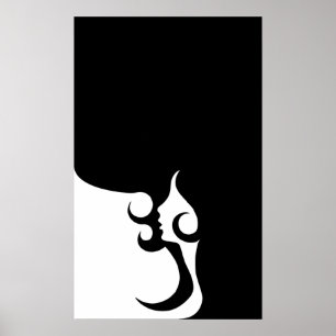 Poster Mulher do Retro Mod