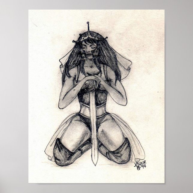 Póster Mulher do Warror (Frente)