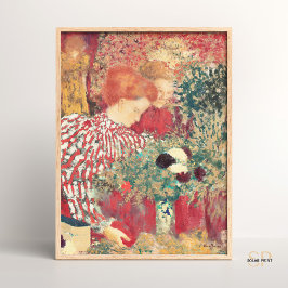 Poster Mulher Édouard Vuillard em Arte de Vestido Esclare