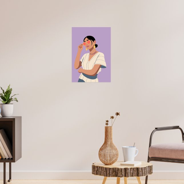 Poster Mulher elegante (Sala de Estar 3)