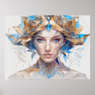 Poster Mulher em trajes tradicionais