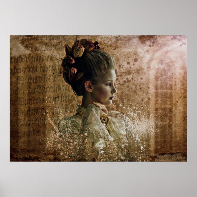 Poster Mulher-fantasma do halloween (Frente)