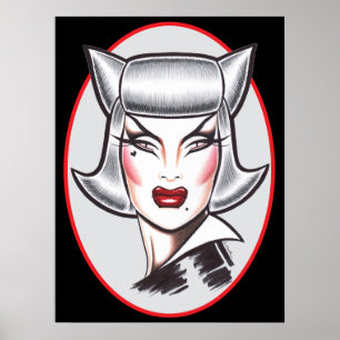 Poster Mulher Fatal Felina