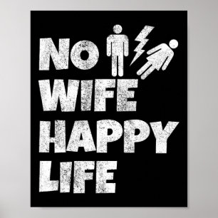 Poster Mulher Feliz Vida Esposas Noiva Casamento Cantando
